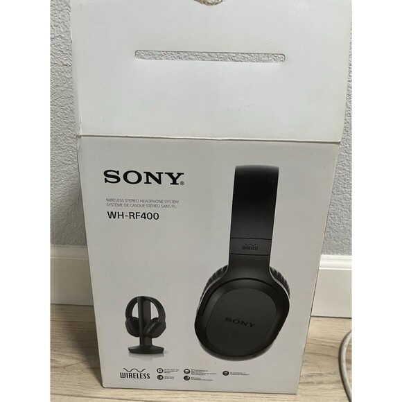 Sony WH-RF400 Wireless Home Theater Headphone System for TV - Black - Picture 1 of 5